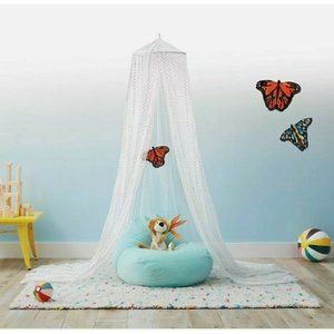 Mesh Foil Star Canopy - Pillowfort